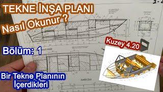 Tekne Planı Nasıl Okunur ? | Bölüm 1 : Dik Yapıştır Tekne Planı Sayfaları İncelemesi - Kuzey 4.20