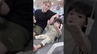 2岁lewen宝宝生病入院不哭不闹，有被温柔的潘爸好好保护着！潘爸乐文vlog｜baby lewen&pan#dadlife#babyboy#familylove