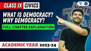 Civics | What is Democracy? Why Democracy | Full Chapter Explanation | Digraj Singh Rajput