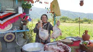 How to cook leg of lamb in wood oven