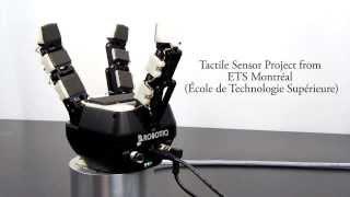 Tactile Sensor on Industrial Robot Gripper - 3-Finger Adaptive Robot Gripper