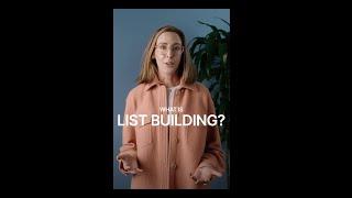 What is list building? #shorts