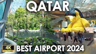 BEST AIRPORT IN THE WORLD 2024 | FULL TOUR 4K #qatar #2024 #tour