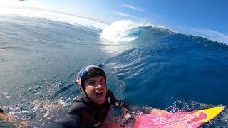 SURFING PERFECT WAVES WITH NO ONE OUT!