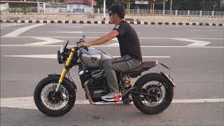 GL700 Custom Street Scrambler Test