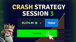 STAKE CRASH STRATEGY | Crash Sessions 3 |  It was a good game. #crashgame #crashstrategy