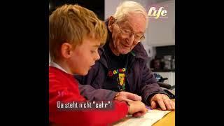 Mit 101 Jahren wieder in die Schule - zum Vorlesen!