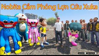 GTA 5 Mod - Nobita Đại Chiến Đại Ca Vi Cá Giải Cứu Xuka (P1)