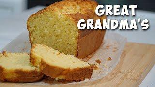 Coconut Loaf Cake GREAT GRANDMA's Recipe BOILING the ingredients