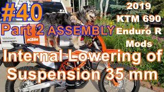 2019+ KTM 690 Enduro R Mods #40 - Part 2  Lowering Suspension - Assembly