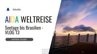 VLOG 13 - unsere Seetage bis Brasilien / Aida Weltreise 2024/2025