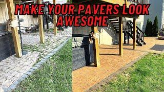 How to CLEAN, SAND, and SEAL Pavers