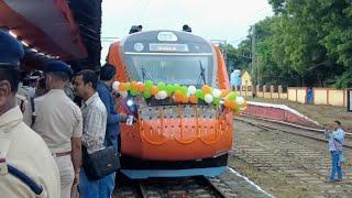 First Journey In DEOGHAR-VARANASI Vandebharat Express!!!