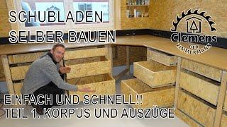 Schubladen selber bauen (Teil 1) mit Clemens der Zimmermann