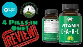 Peak Performance DAKE Vitamin Review: Great for Mood, Immune, Bone, Vision, & Heart Health