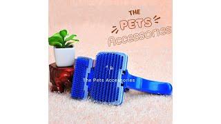 Self Cleaning Slicker Brush for Dogs and Cats, Pet Grooming Brush