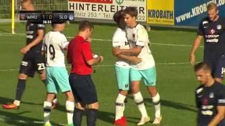 F.C. Slovacko 2 - 2 West Ham United | West Ham united goals