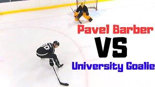 PAVEL BARBER VS UNIVERSITY GOALIE | Mic'd Up!