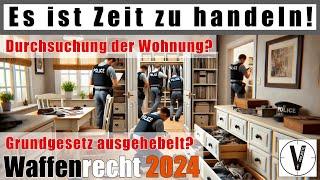 Waffenrecht 2024: Wie das neue Gesetz Waffenbesitzer kriminalisiert und das Grundgesetz einschränkt