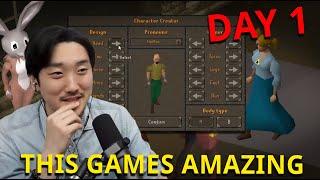 WoW player Tries Old School Runescape Day 1