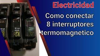 Video 253 Como conectar 8 interruptores termomagnetico