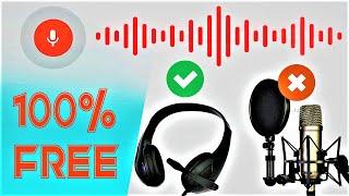 BEST NOISE CANCELLATION  APP / SOFTWARE with THE CHEAPEST MICROPHONE