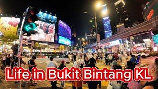 Bukit Bintang Walking Tour 2025 | Kuala Lumpur Malaysia | 4K