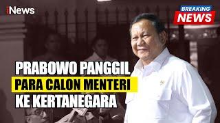 BREAKING NEWS - Prabowo Panggil Calon Menteri, Wamen, dan Kepala Badan ke | Selasa, 15 Oktober 2024