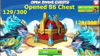 Opened 86 Chrono Zeus Chest-Dragon Mania Legends | Chrono zeus and Hermes Mini Divine event | DML