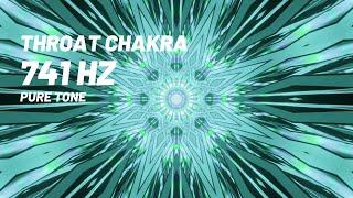 THROAT CHAKRA | 741Hz | Pure Tone | Vishuddha | 8 Hours | Meditation | Frequency