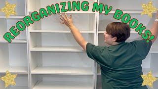  Organize My Bookshelves with Me Christmas Romance Books! 