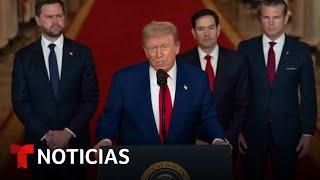EN VIVO: Trump habla a la nación tras anunciar ataque de EE.UU. a sitios nucleares de Irán