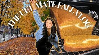 fall vlog bake & decorate with me!