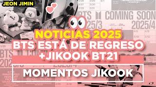 JIKOOK NOTICIAS - BTS ESTÁ DE REGRESO + JIKOOK Y ¿BAM EN BT21? (Cecilia Kookmin)