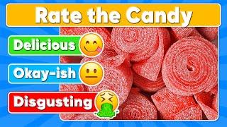 Rate the Candy & Sweets Challenge   Ultimate Candy Tier List | Food Quiz | Daily Quiz