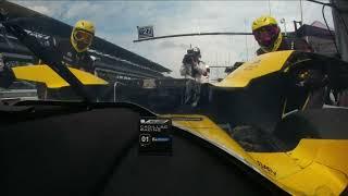 2023 Battle on the Bricks #01 Cadillac V-Series.R (GTP) Race Start + Crash Onboard