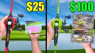 $25 vs $100 Budget Fishing Challenge