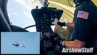 Helicopter Aerobatics Cockpit Cam - Red Bull Helo - EAA AirVenture Oshkosh 2021