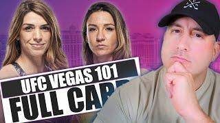 UFC Vegas 101: Dern vs. Ribas 2 FULL CARD Predictions and Bets