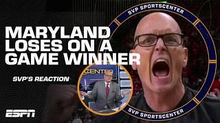 Scott Van Pelt reacts to Michigan State's game-winning shot over his Maryland Terps  | SC with SVP