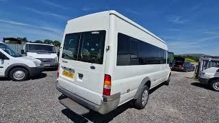 2006 06 FORD TRANSIT MINIBUS 2.4  17 SEATER, AWAITING PREP