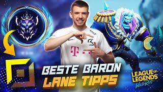 MIT DIESEN TRICKS bist du JEDEM GEGNER ÜBERLEGEN! | Baron Lane Guide | LoL Wild Rift Deutsch