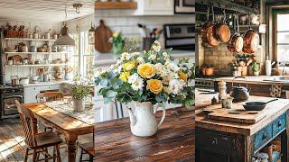 VINTAGE KITCHEN ANTIQUE FARMHOUSE DECOR: Adding Rustic Charm to Your Cozy Home