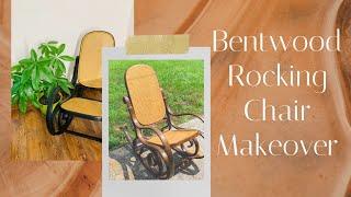 Bentwood Rocking Chair Makeover |Flipping furniture for profit | Painting furniture with chalk paint