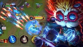 Wild Rift Heimerdinger Gameplay (New Champion) Build & Runes