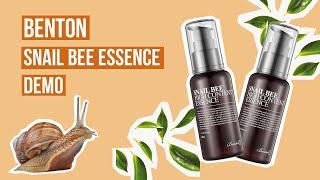 Benton Snail Bee High Content Essence Demo | KOJA Beauty Cruelty-Free Korean Skincare