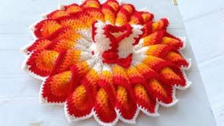 Laddu Gopal Ji Ki Woolen Crochet Dress lilly flower shaped winter/Kanhaji/balgopal @jgdallcraft