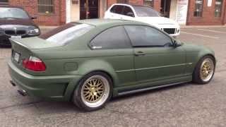 Matte military green BMW M3 by Restyle It - Wrapped to Perfection