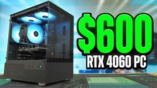 $600 RTX 4060 Gaming PC Build - Step-By-Step!