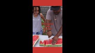 Best Watermelon Harvest Cut and Taste!!! #watermelon #backyardgardening #garden #growyourown